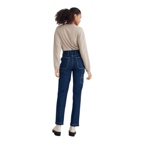 MADEWELL | The Perfect Vintage Straight Jean in Henshaw Wash Workwear Edition 27 - Picture 4 of 11